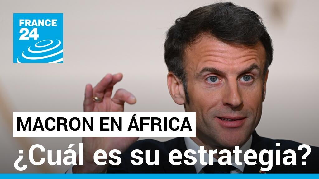 What is Emmanuel Macron looking for with his tour in Africa?