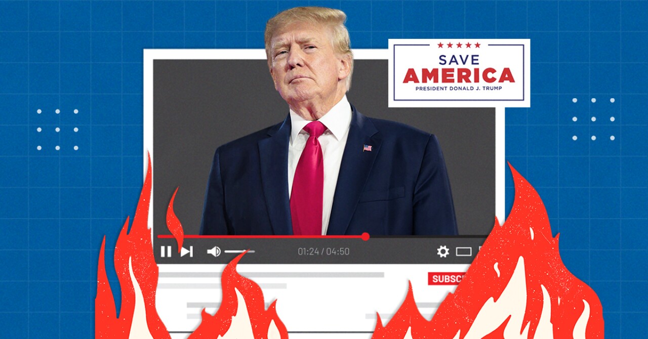 YouTube restored Donald Trump's channel