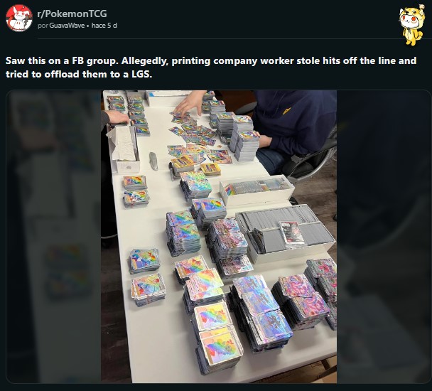 Card sales reveal a huge theft from The Pokémon Company;  it was an inside job