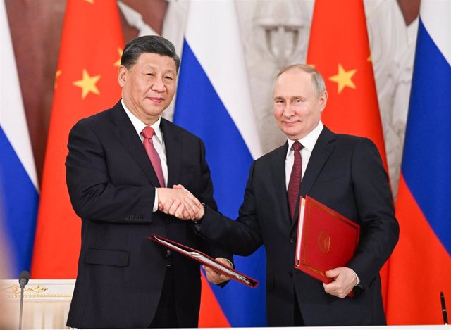 Presidents Xi Jinping and Vladimir Putin.