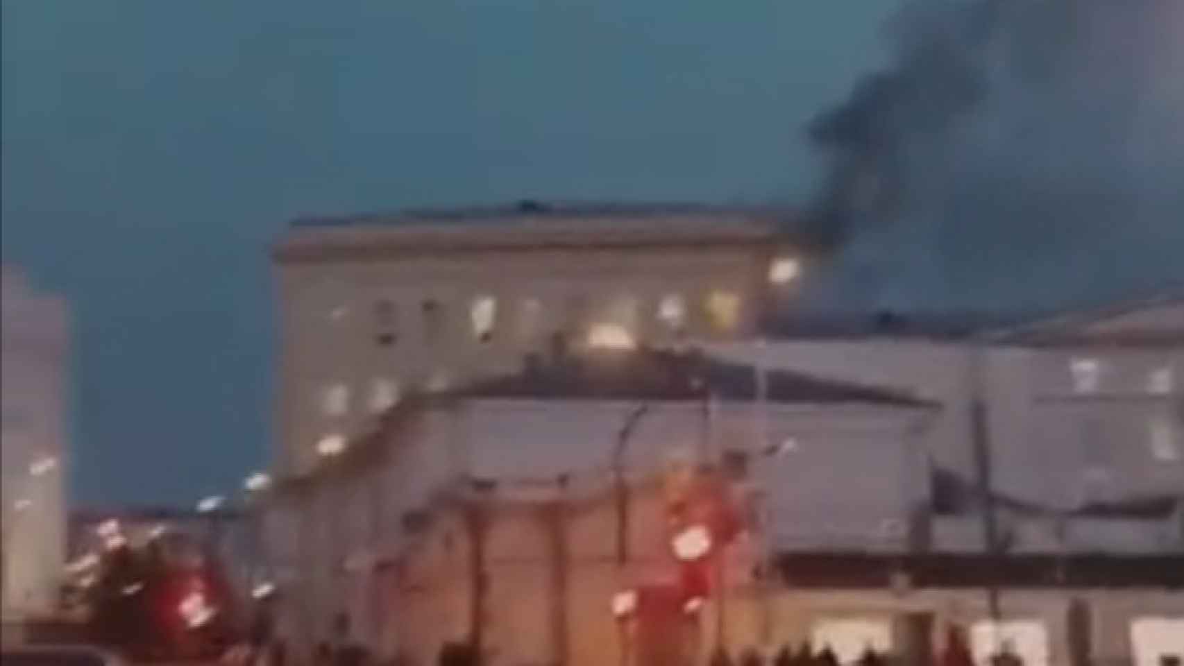 Declared a fire at the headquarters of the Russian Defense Ministry in Moscow