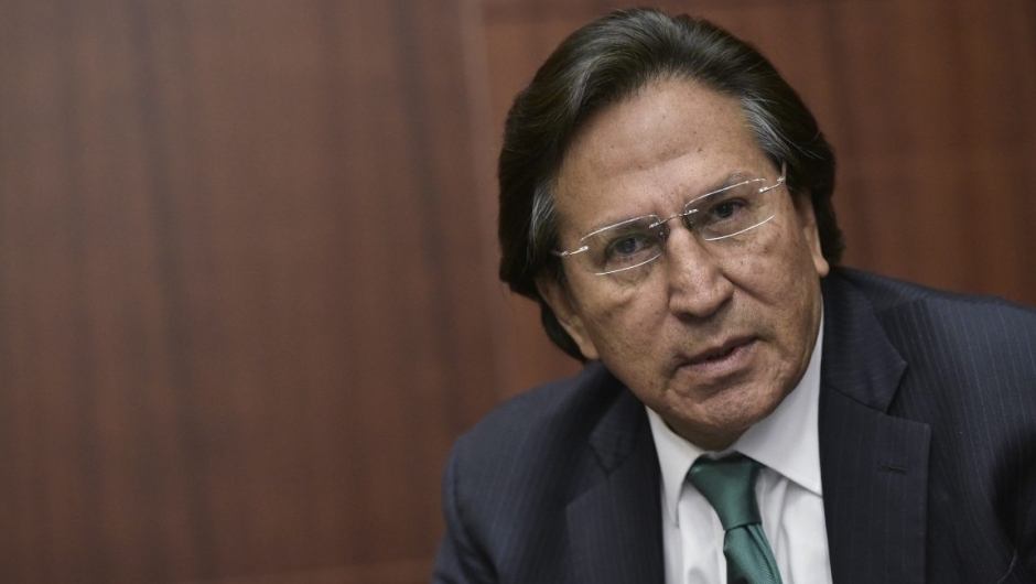 Former Peruvian President Alejandro Toledo speaks during a debate on Venezuela and the OAS at the Center for Strategic and International Studies on June 17, 2016 in Washington, DC (Credit: MANDEL NGAN/AFP/Getty Images)