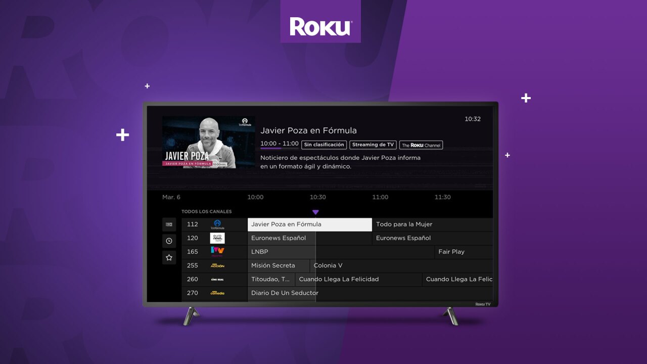 How many free channels does Roku Channel offer in Mexico?