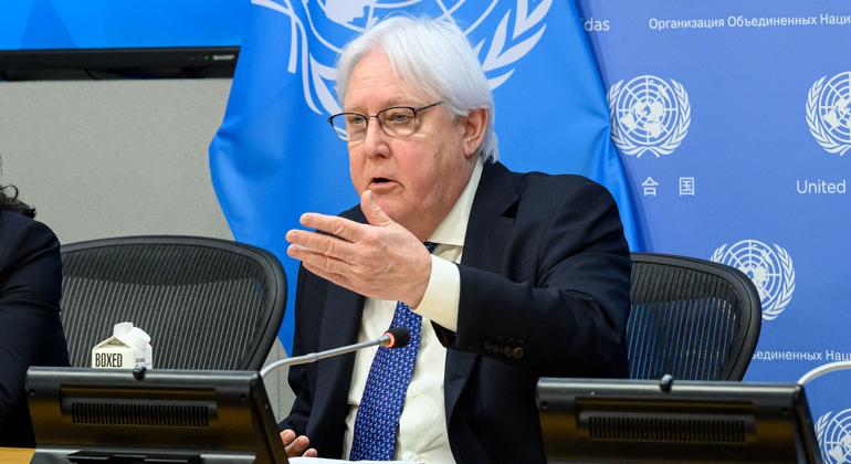 Martin Griffiths, UN Coordinator for Humanitarian Aid.