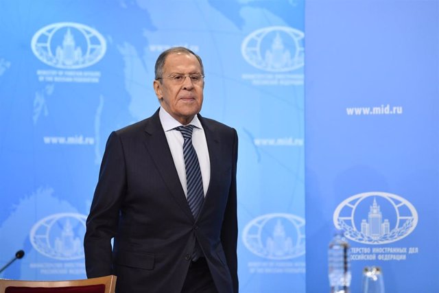 File - Russian Foreign Minister Sergei Lavrov in a file image