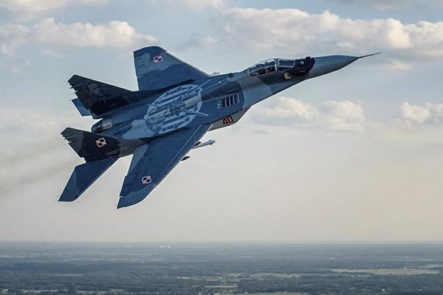 Archive - A MiG29 fighter of the Polish Air Force