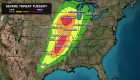 Storm system in the United States will affect at least 9 states