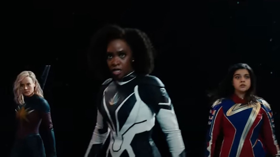 The first trailer for "The Marvels" reunites Brie Larson, Iman Vellani and Teyonah Parris