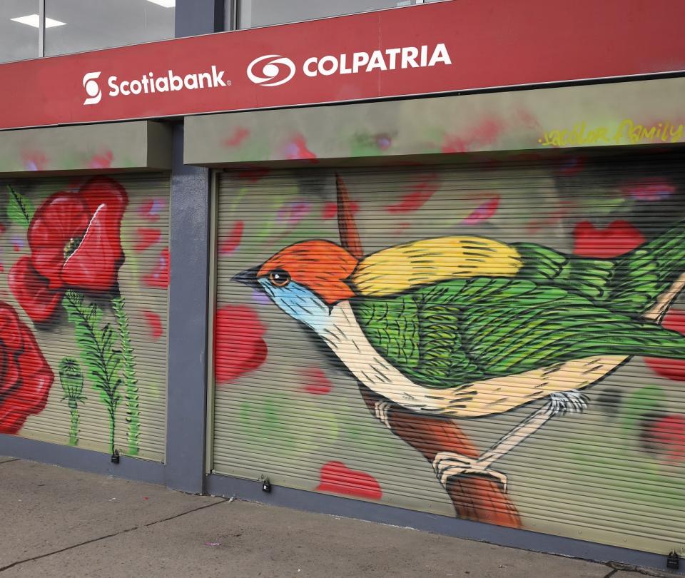 This is the urban art that Scotiabank Colpatria supports in its offices