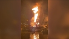 Disneyland dragon catches fire during 'Fantasmic' show