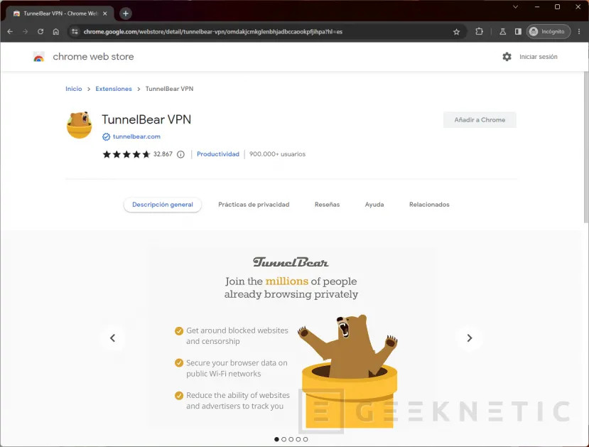 Geeknetic Best VPN Extensions for Chrome 1