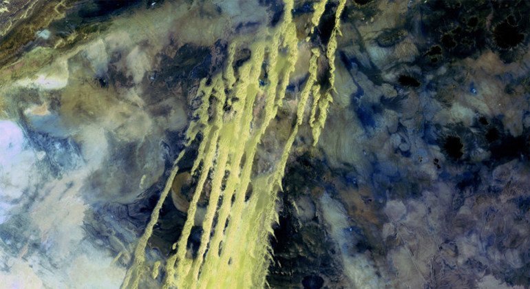 Image taken by a NASA satellite