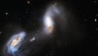 Hubble telescope captures images of interacting galaxies