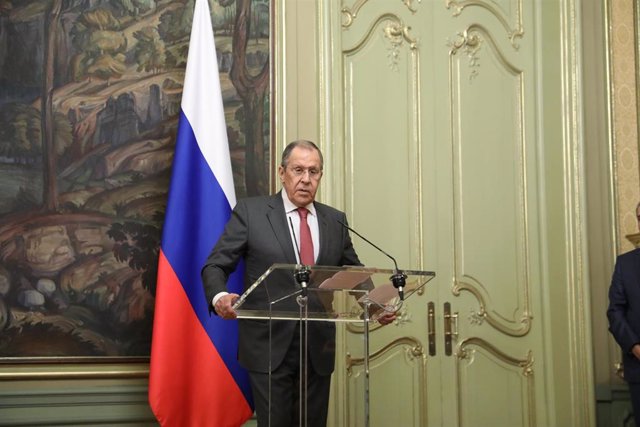 File - Russian Foreign Minister Sergei Lavrov