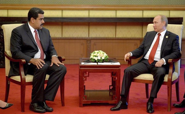 Archive - The President of Venezuela, Nicolás Maduro, with his Russian counterpart, Vladimir Putin