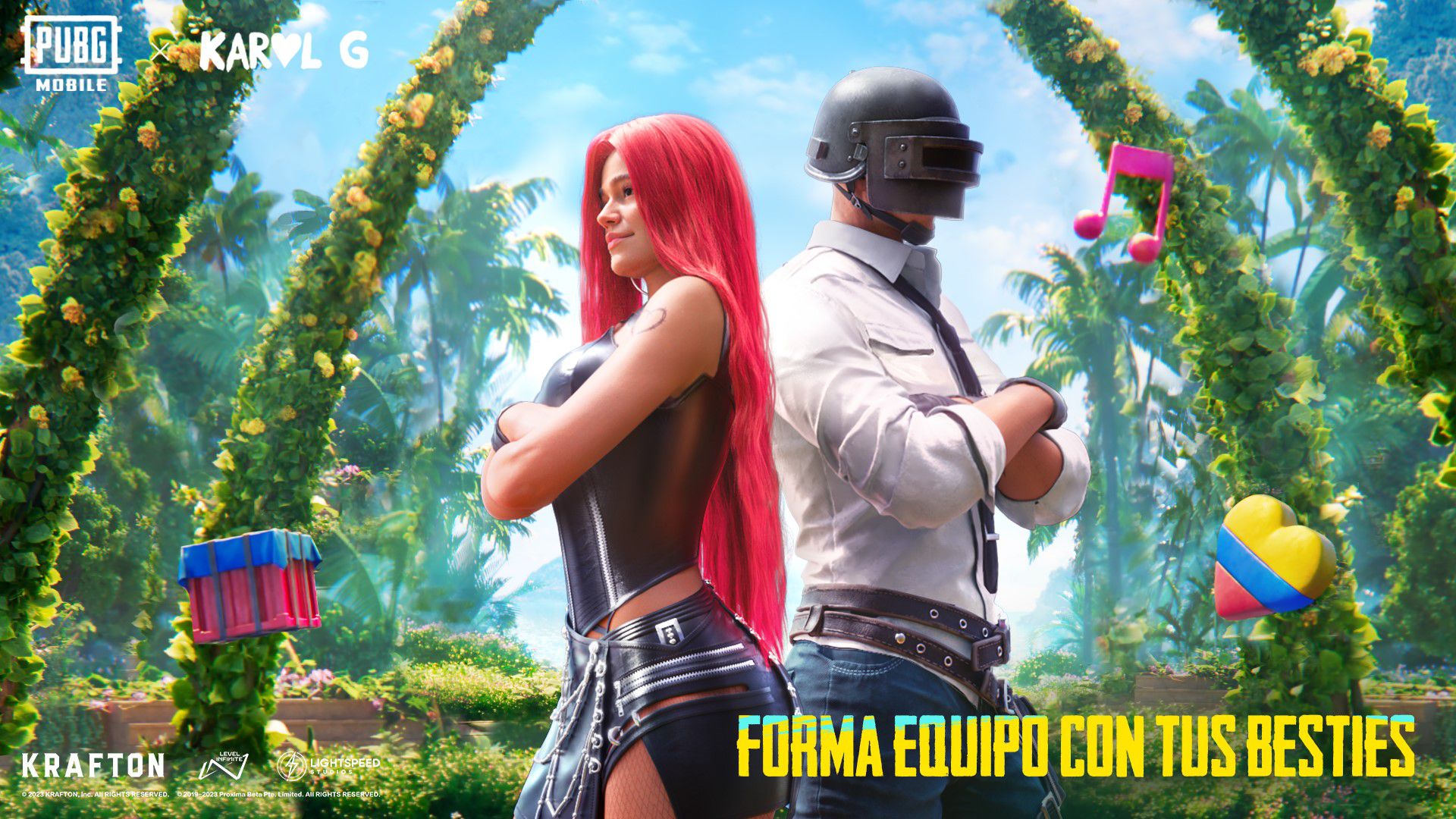 PUBG Mobile x Karol G: artist arrives at Battle Royale to promote his new album