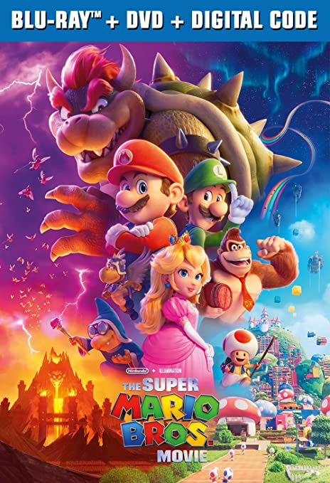 Super Mario Bros. The Movie will be offered on Blu-Ray