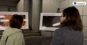 Traveling Exhibition "Images of the Nano World" arrived at the Metro Bellas Artes station