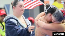 Young women with Down syndrome inspired the creation of many such synchronized swimming teams.