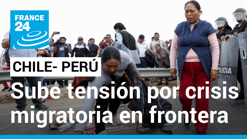 What has happened to the migrants stranded on the border between Peru and Chile?