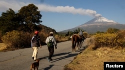 In Photos |  Increased activity of the Popocatépetl volcano