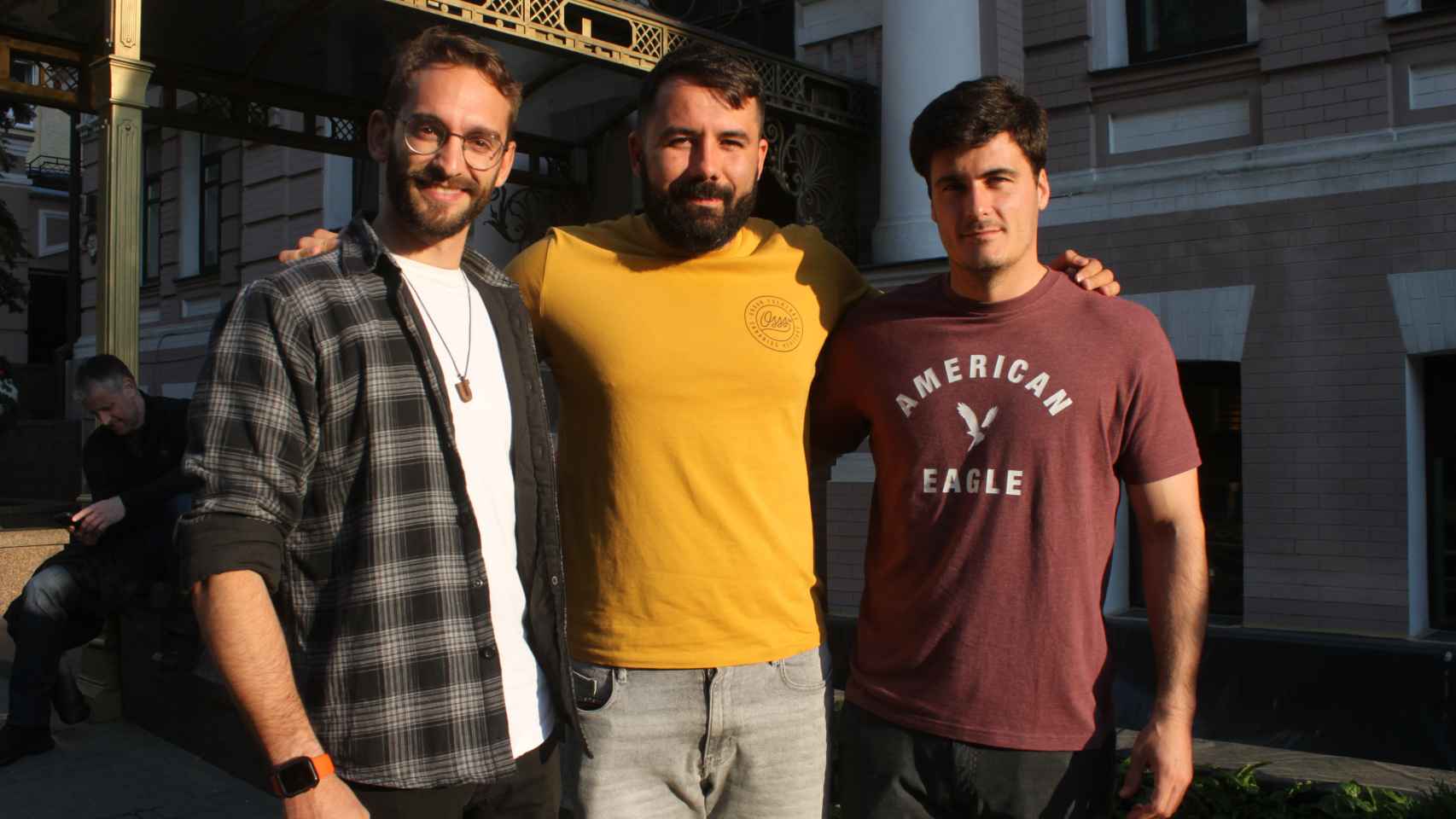 From left to right: Javier Luruena, Daniel De Castro and Curro Galán.