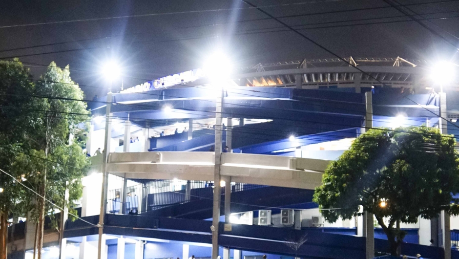 File image of the Cuscatlán Stadium, taken on August 21, 2021. (Credit: Alex Peña / Getty Images)