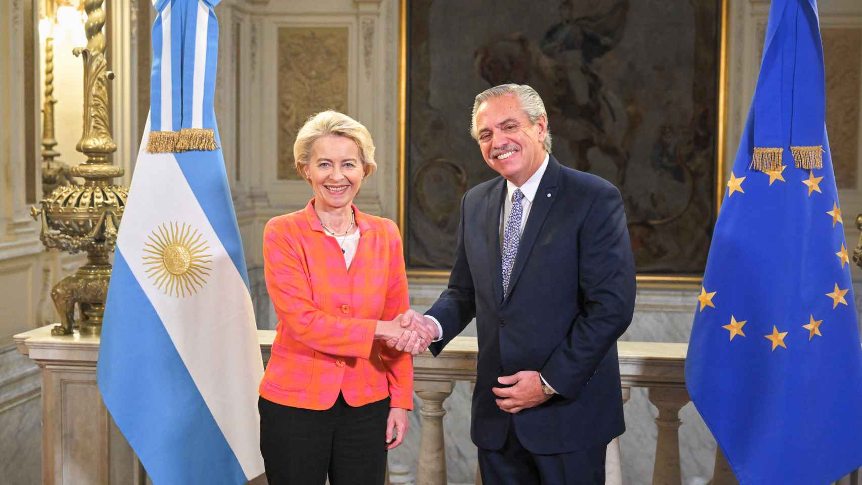 Argentina asks Von der Leyen for a "balanced" pact with Mercosur in which only the EU does not win