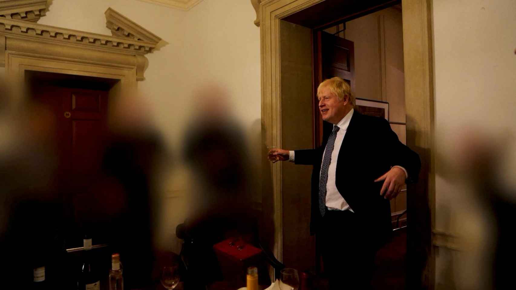 Boris Johnson's illegal party in Downing Street during the pandemic.