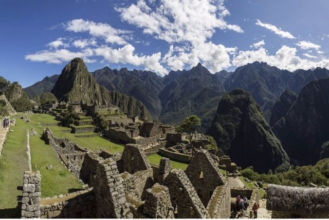 ruins in the andes