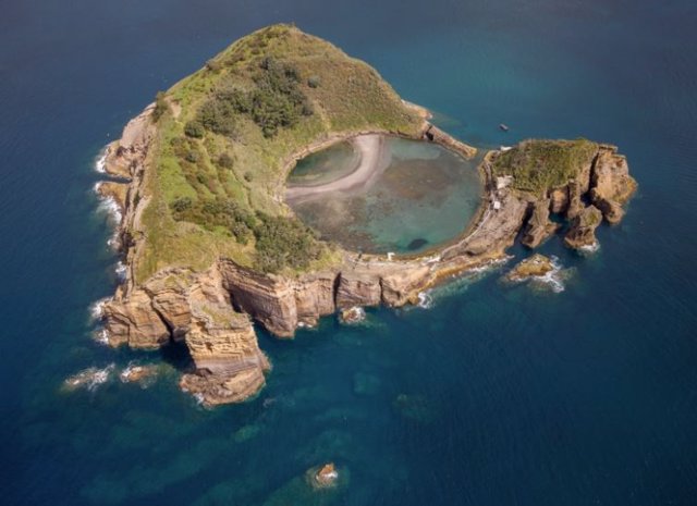 Vila Franca islet in the Azores Islands