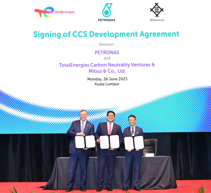 PETRONAS, TotalEnergies and Mitsui sign agreement for carbon project in Malaysia