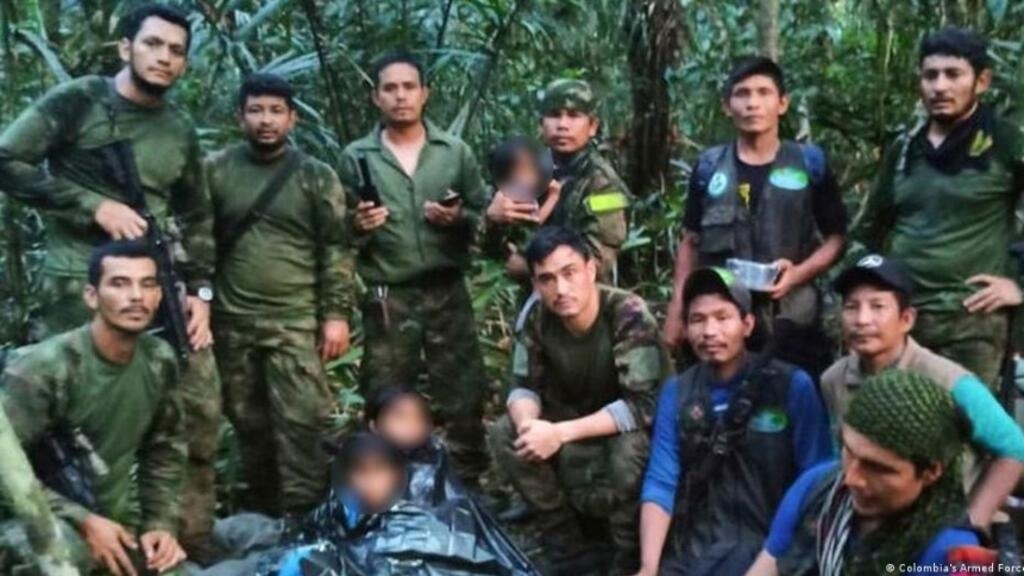 Safe, the four children who were missing in the Amazon for 40 days