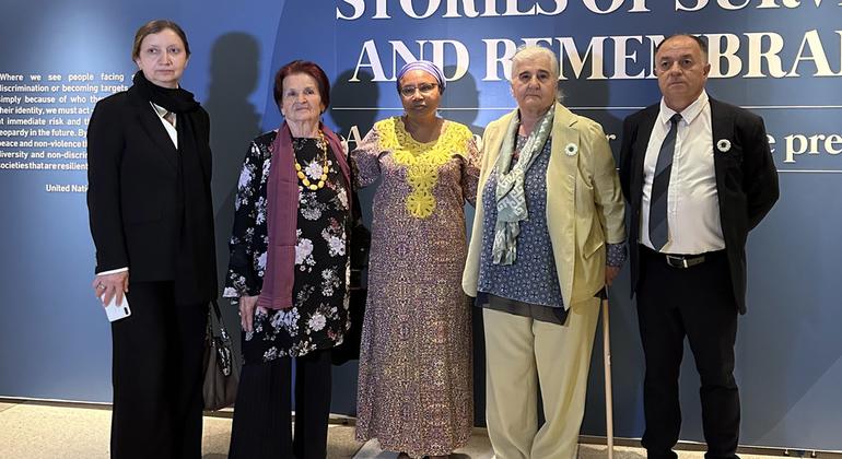 Mothers of Srebrenica at the UN.