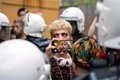 The Turkish Police shields the center of Istanbul to prevent the Pride parade