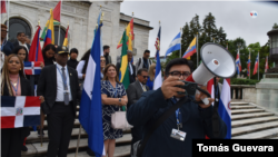 IN PHOTOS Activists from the region present their claims in the context of the 53rd OAS General Assembly