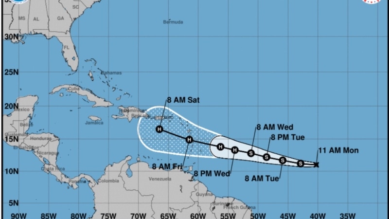 Tropical depression forms, could become first Atlantic hurricane this year