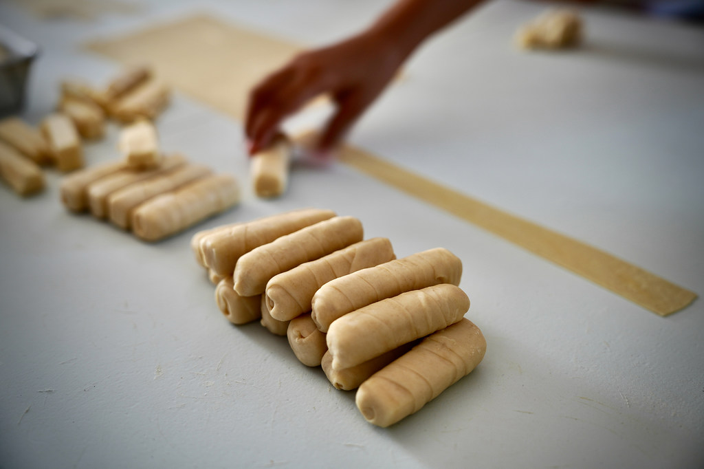 Tequeños, a typical Venezuelan snack.