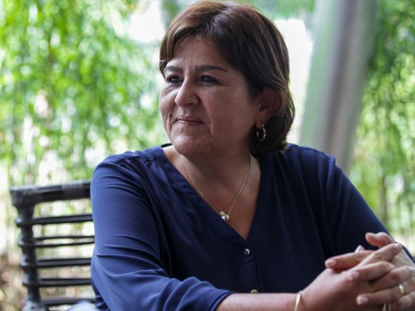 María Lorena Gutiérrez, president of Corficolombiana
