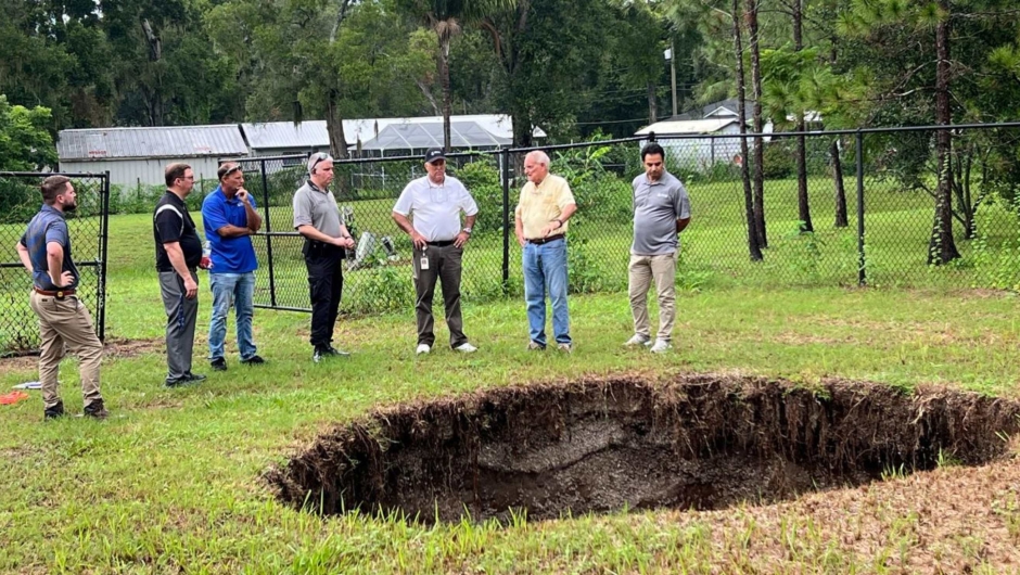 A Florida sinkhole that killed a man in 2013 reopens for the third time