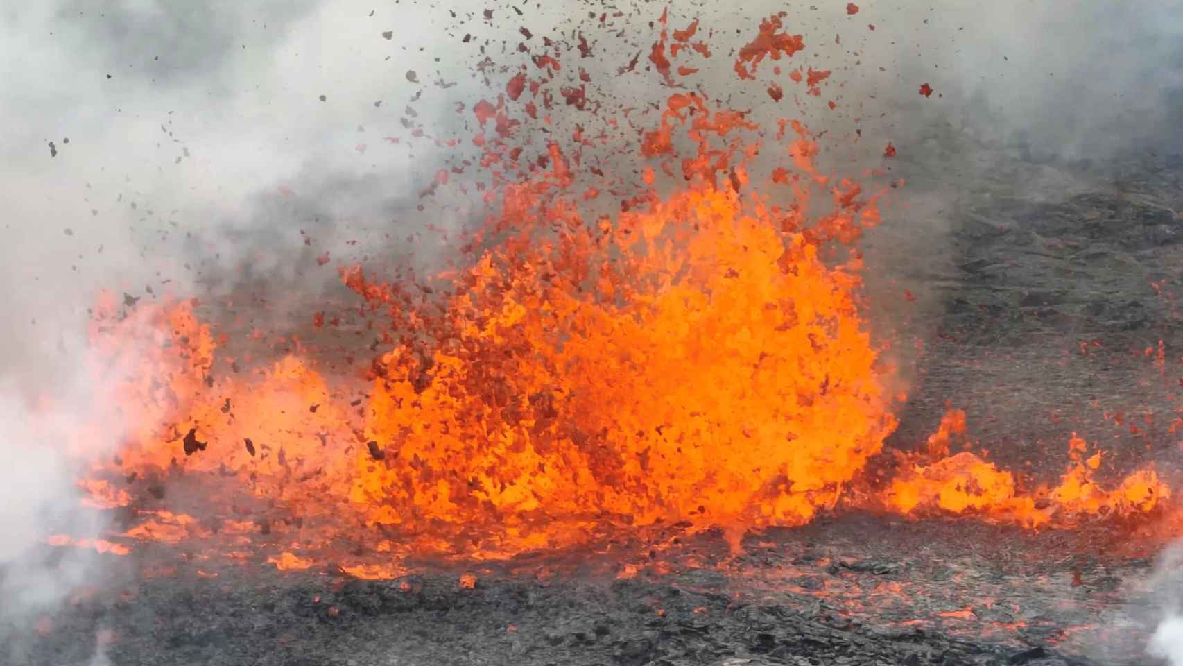 A volcano near the capital of Iceland erupts for the third time in three years