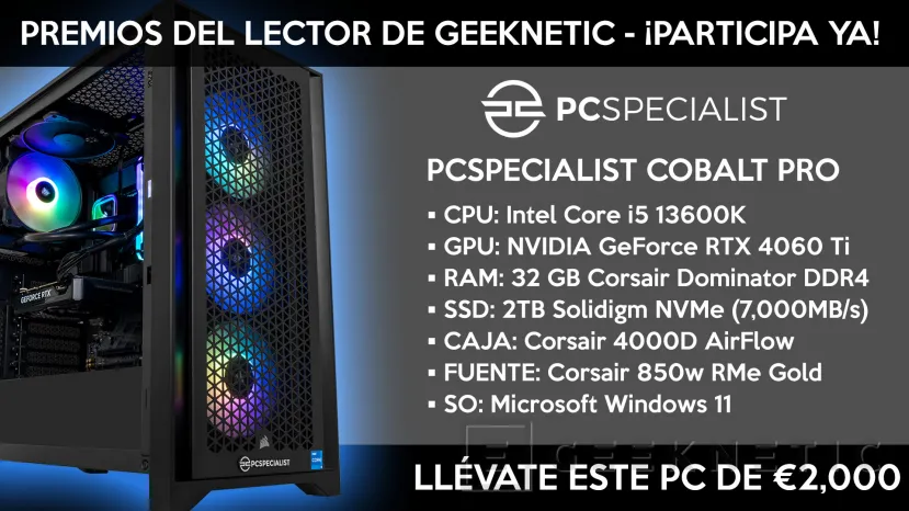 Geeknetic Geeknetic Reader Awards 2023: Vote and win a Gaming PC Valued at 2,000 Euros!  1