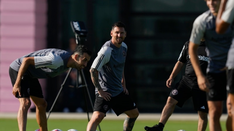 Leo Messi is already training with Inter Miami