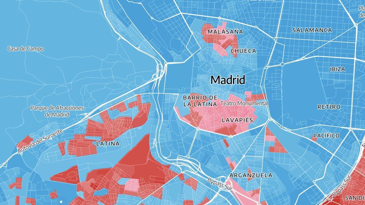 MAP |  What did your neighbors vote on 23J?  The results of the general elections, street by street