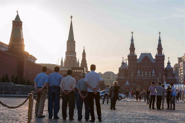 Archive - Red Square in Moscow with a view of the Kremlin