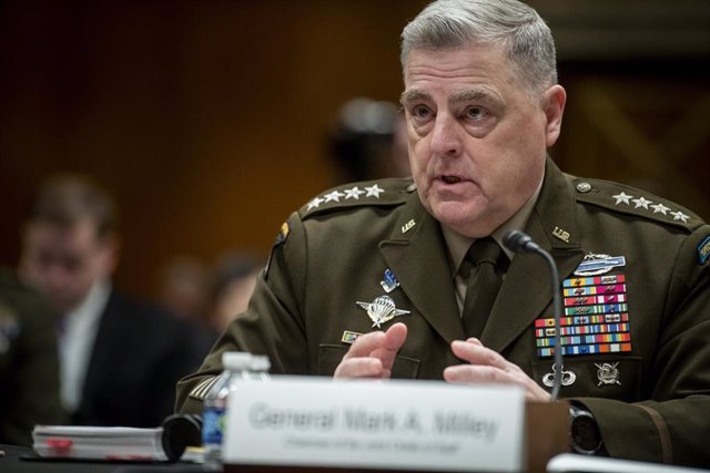 File - US Joint Chiefs of Staff Chairman Mark Milley