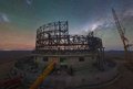 The giant ELT telescope exceeds the equator of its construction