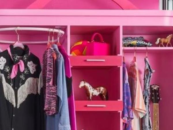 Barbie house wardrobe