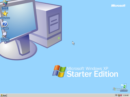 Windows XP Starter Desktop