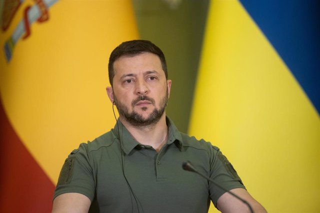 Ukrainian President Volodymyr Zelensky.